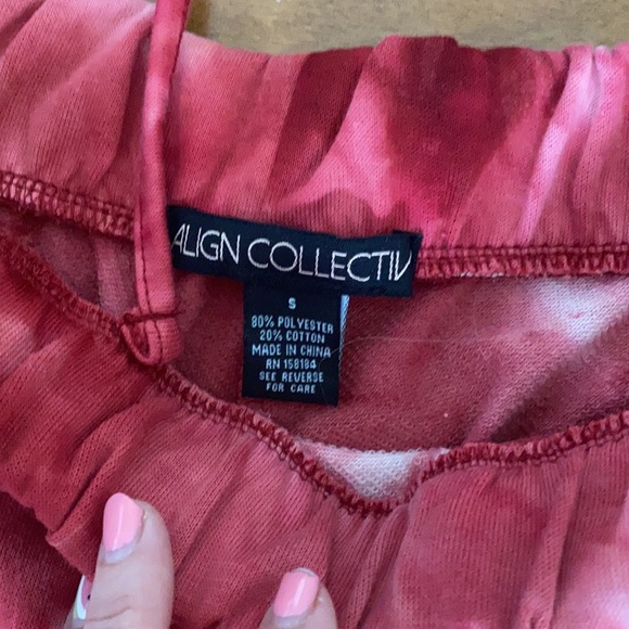 Align collective Top & Shorts set pink tie dye - Picture 7 of 13